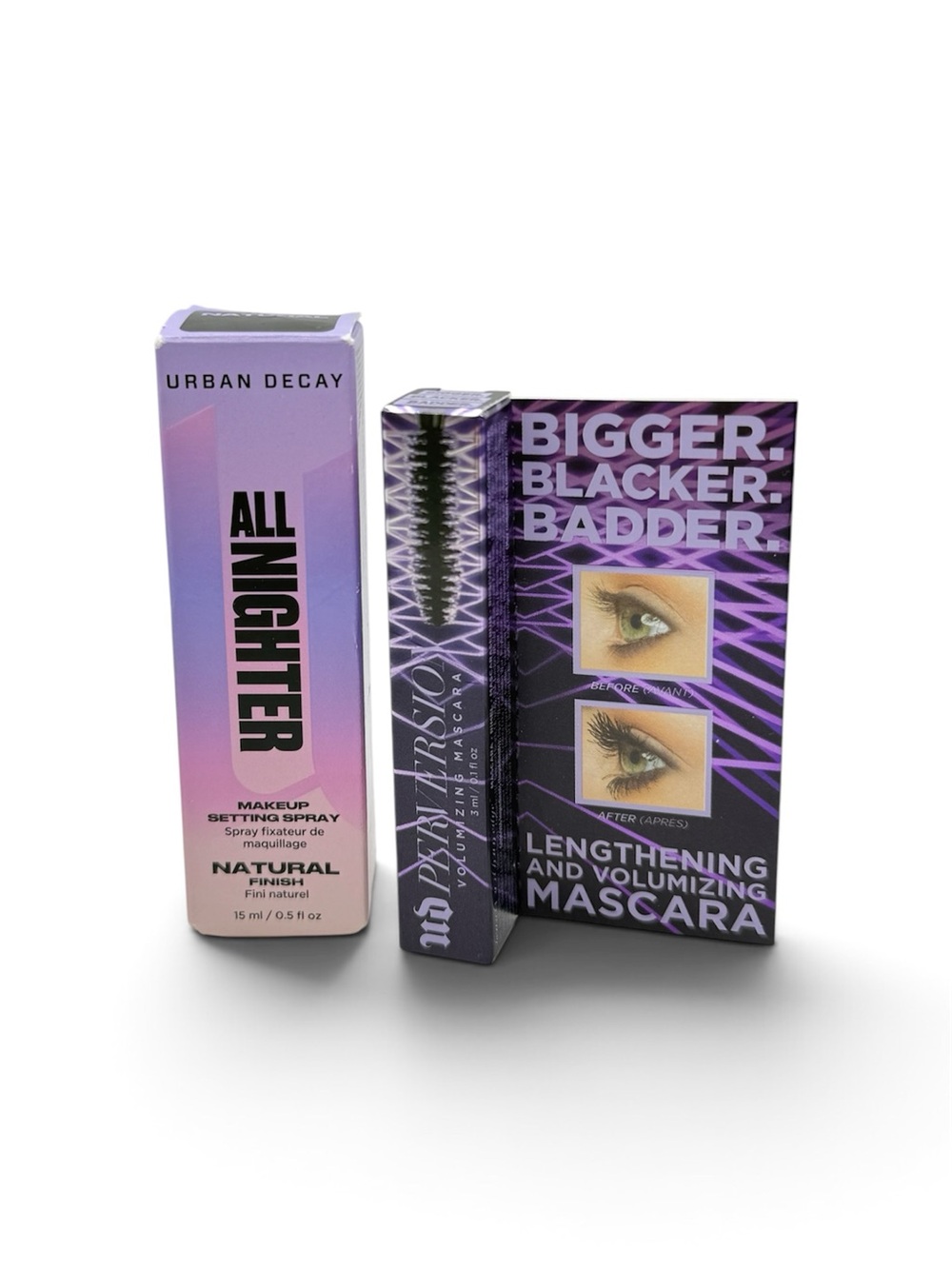 Urban Decay Perversion Mascara + All Nighter Setting Spray Makeup Duo NEW